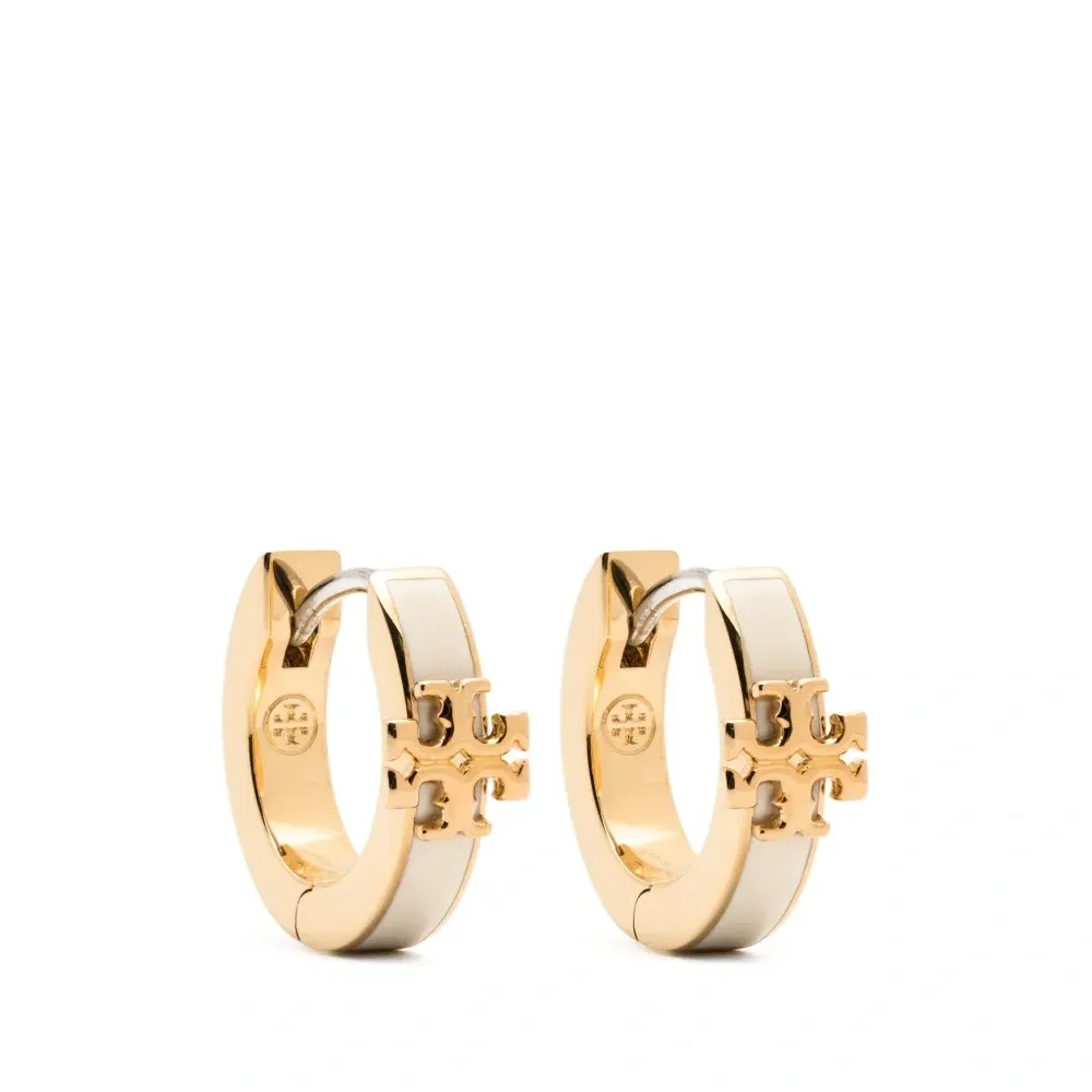 Серьги-хагги Kira с эмалью