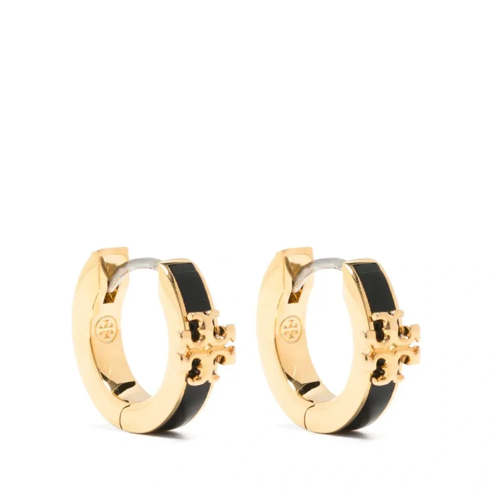 Серьги-хагги Kira с эмалью