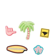 Набор Jibbitz Surfing из пяти подвесок Набор Jibbitz Surfing из пяти подвесок