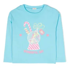 Футболка с длинными рукавами и графичным принтом