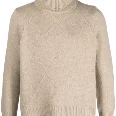 Джемпер с высоким воротником