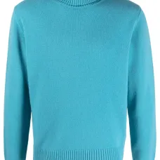 Шерстяной джемпер с высоким воротником