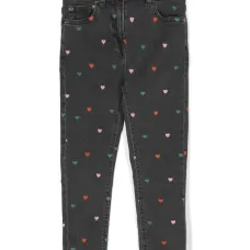 Прямые джинсы с вышивкой Прямые джинсы с вышивкой