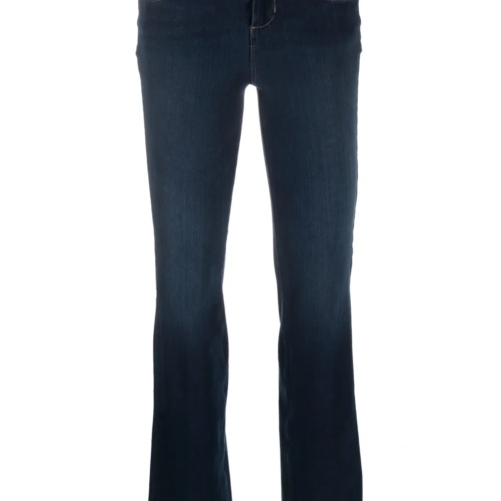 Джинсы bootcut средней посадки