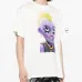 Moe-print cotton T-shirt