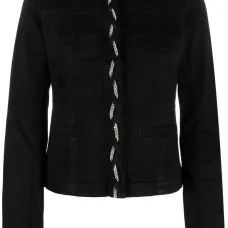 Джинсовая куртка с цепочкой Джинсовая куртка с цепочкой