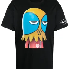 Unamused Hac Man graphic-print T-shirt