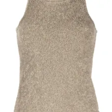 Фактурный топ без рукавов