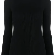 Бесшовный джемпер в рубчик Бесшовный джемпер в рубчик