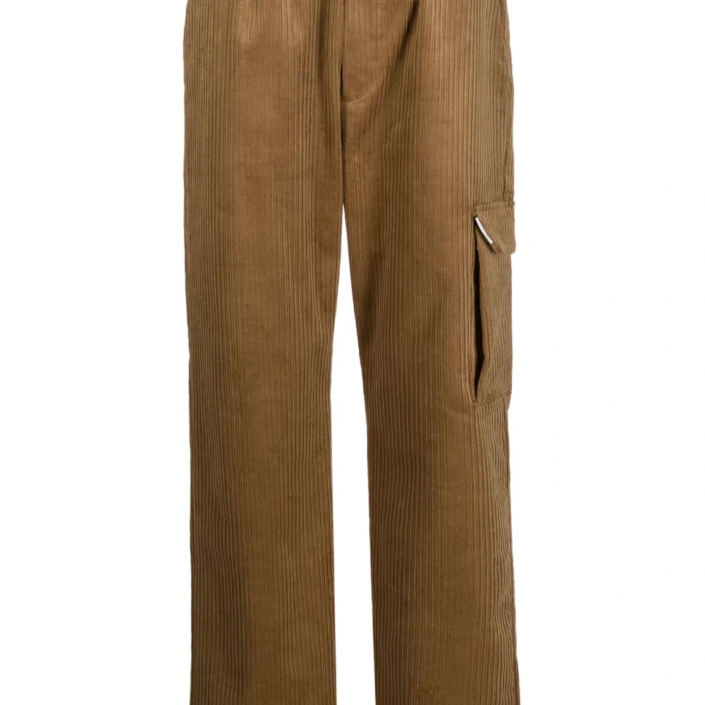 Вельветовые брюки прямого кроя