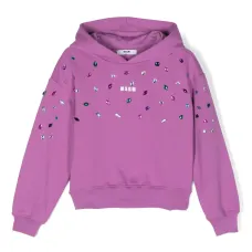 Худи с кристаллами и логотипом