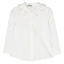 Рубашка с присборенным воротником