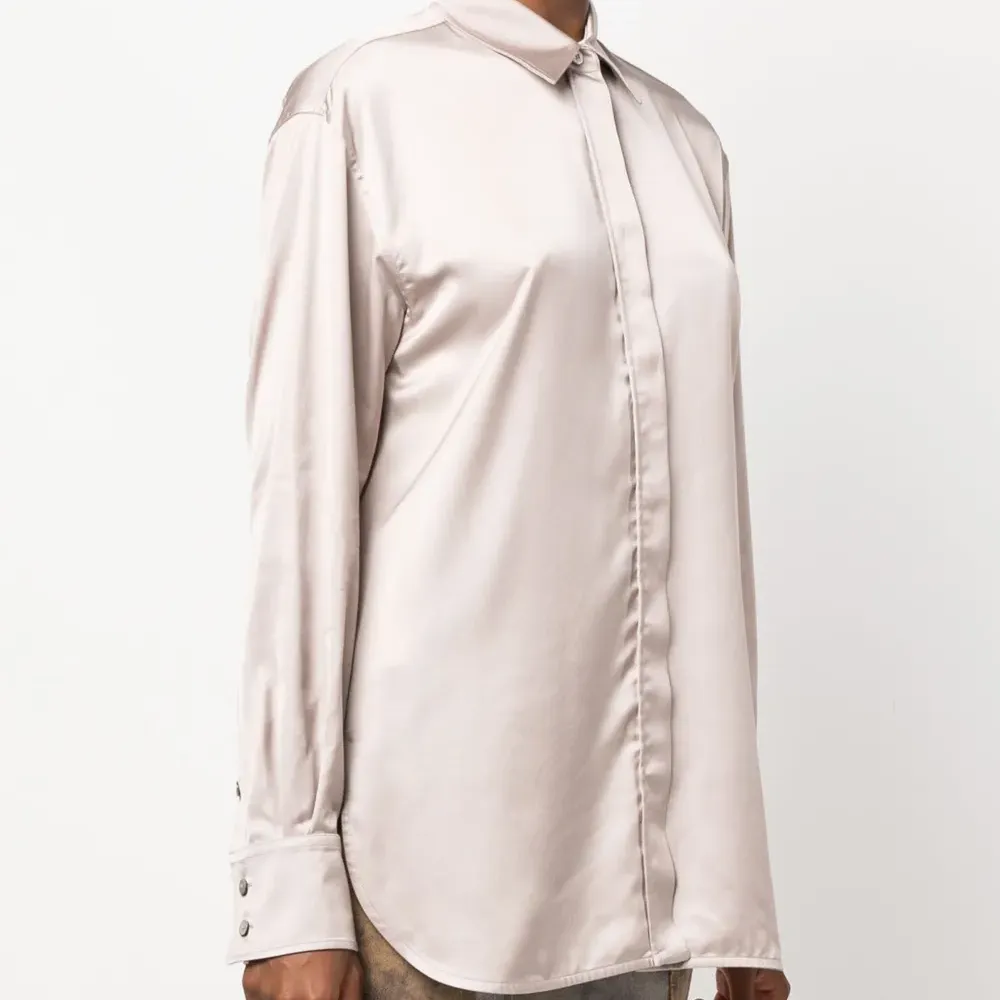 Атласная рубашка Batilda Boyfriend