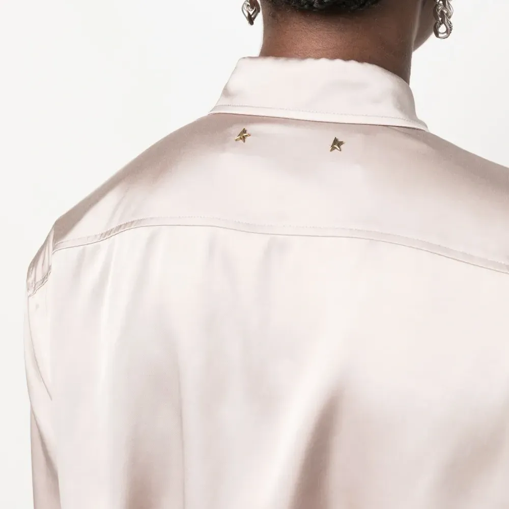 Атласная рубашка Batilda Boyfriend