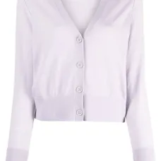 Шерстяной кардиган с V-образным вырезом Шерстяной кардиган с V-образным вырезом