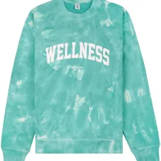 Толстовка Wellness с принтом тай-дай Толстовка Wellness с принтом тай-дай