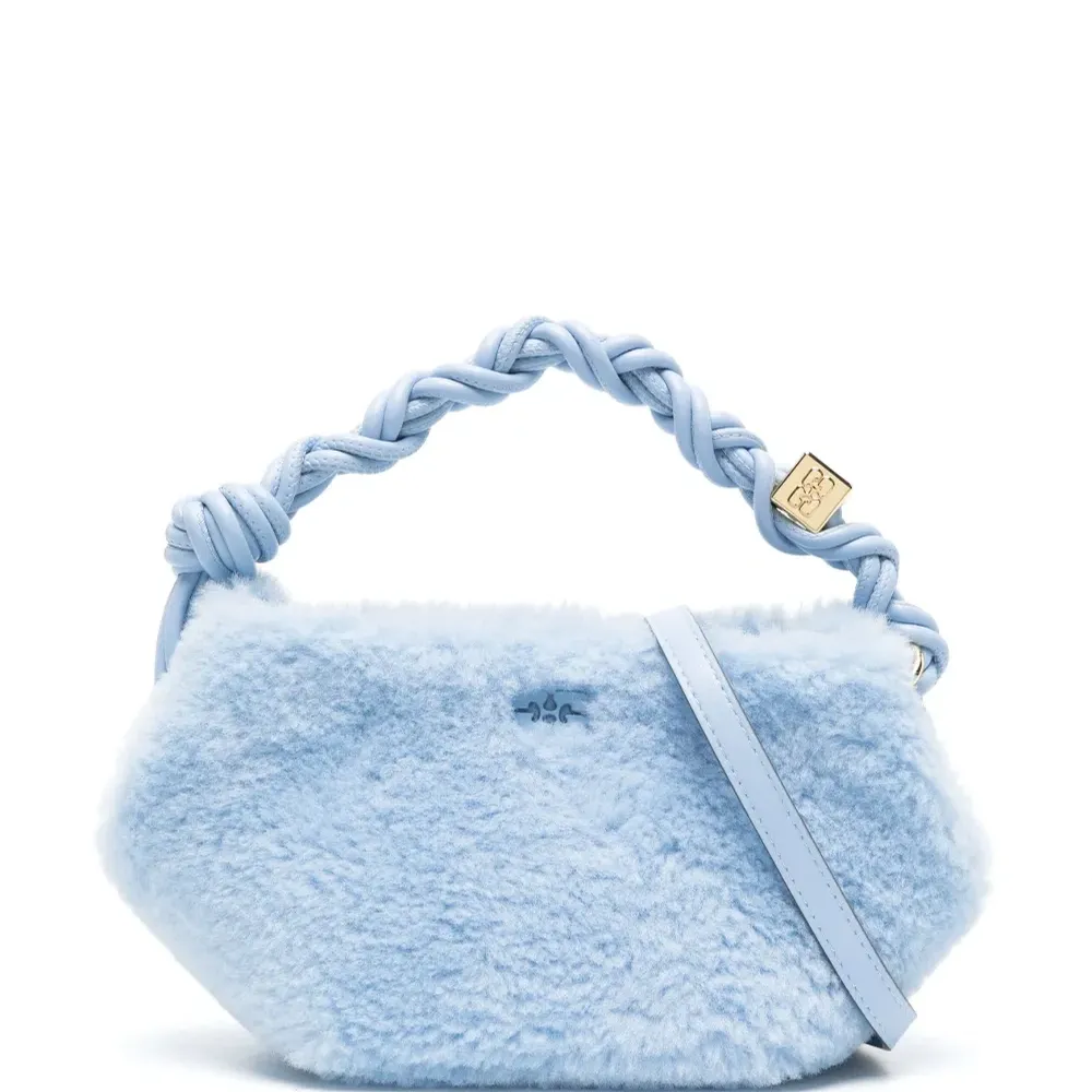 Мини-сумка через плечо Bou с искусственным мехом