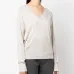 V-neck wool jumper