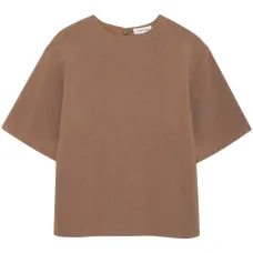 Креповая блузка Maddie с короткими рукавами Креповая блузка Maddie с короткими рукавами