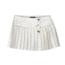 Плиссированная мини-юбка