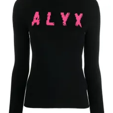 Джемпер вязки интарсия с логотипом Джемпер вязки интарсия с логотипом