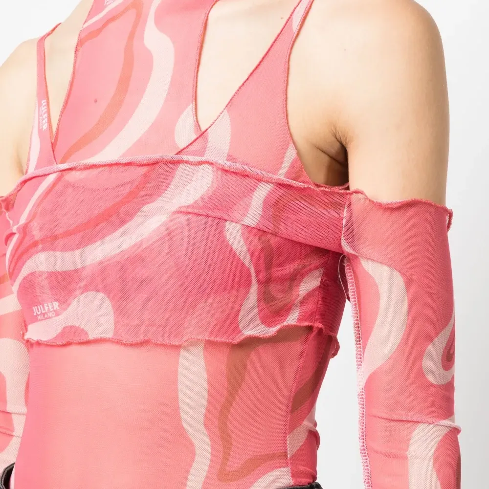 Боди Janet с принтом