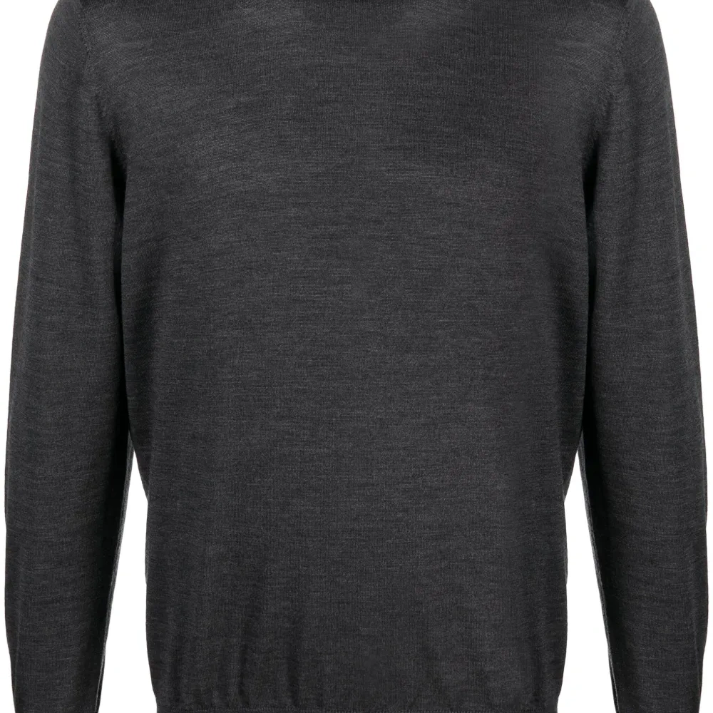 Шерстяной джемпер с круглым вырезом