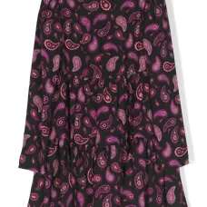 Ярусное платье с принтом пейсли