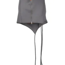 Юбка мини с асимметричным подолом Юбка мини с асимметричным подолом