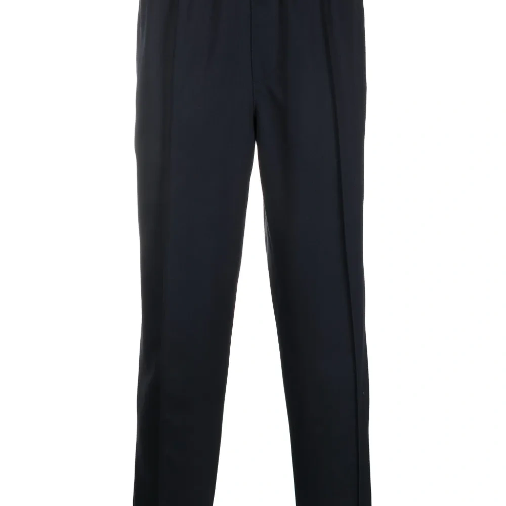 Шерстяные брюки с эластичным поясом