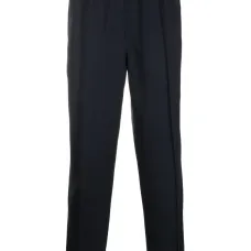 Шерстяные брюки с эластичным поясом