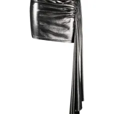 Мини-юбка с драпировкой