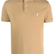 Рубашка поло с вышитым логотипом