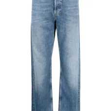 Прямые джинсы средней посадки Прямые джинсы средней посадки