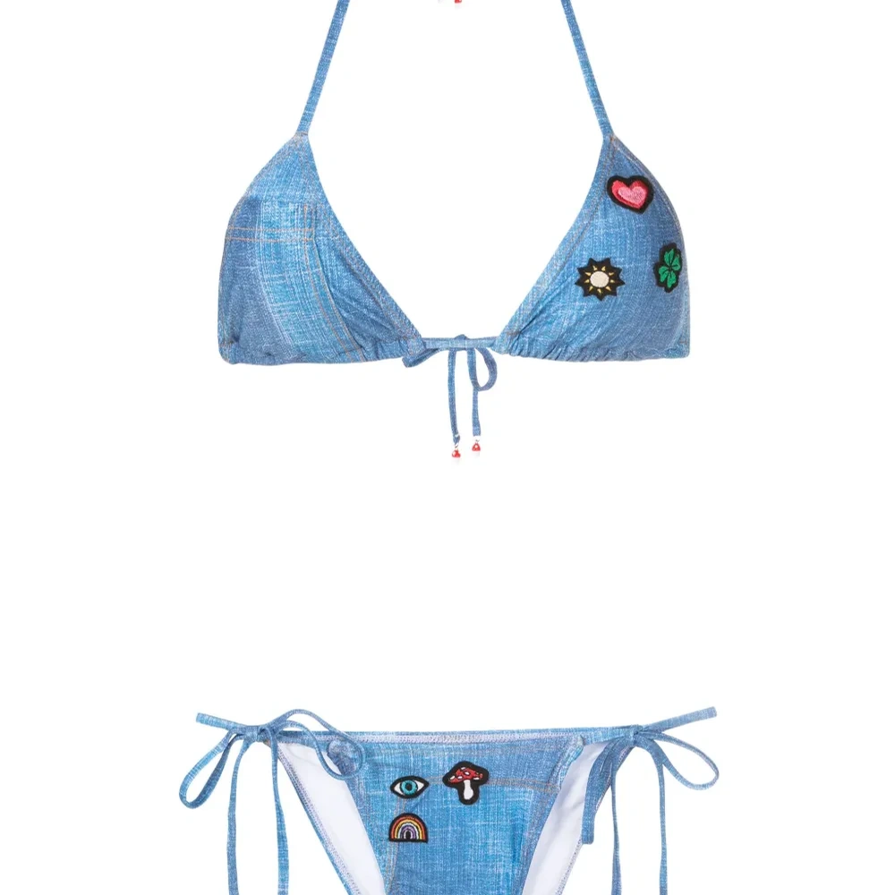 Бикини с вышивкой