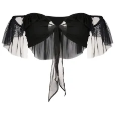 Укороченный топ с завязками