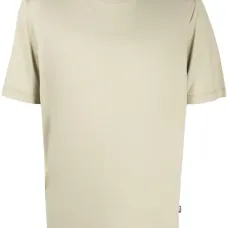 Logo-tag cotton-lyocell blend T-shirt