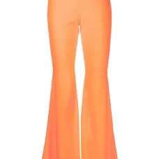 Расклешенные брюки с завышенной талией