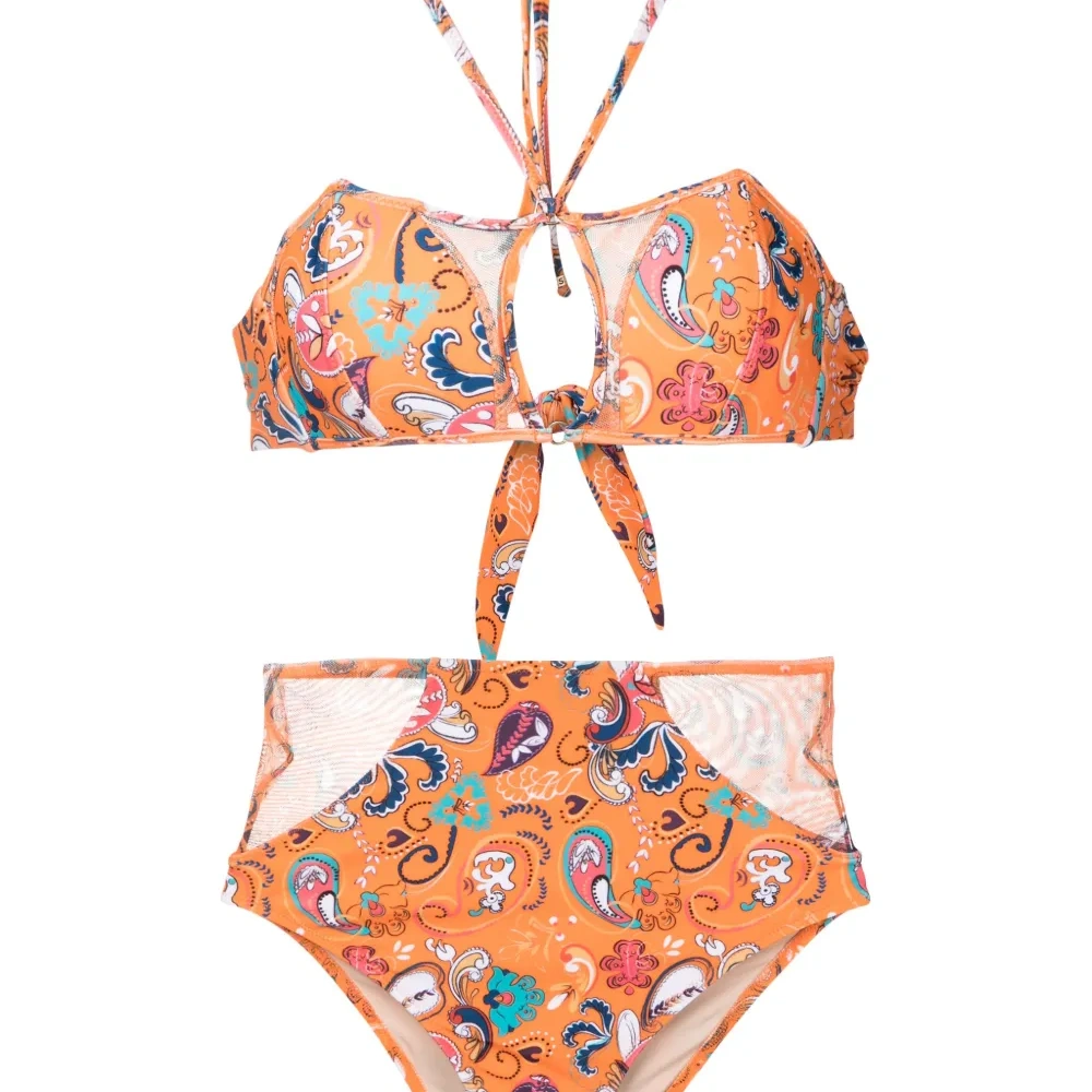 Бикини с графичным принтом