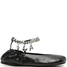 Балетки с логотипом