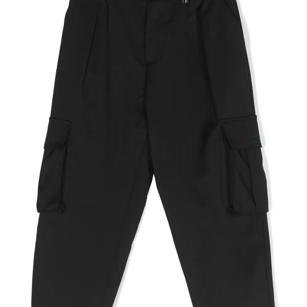 Брюки из вирджинской шерсти прямого кроя