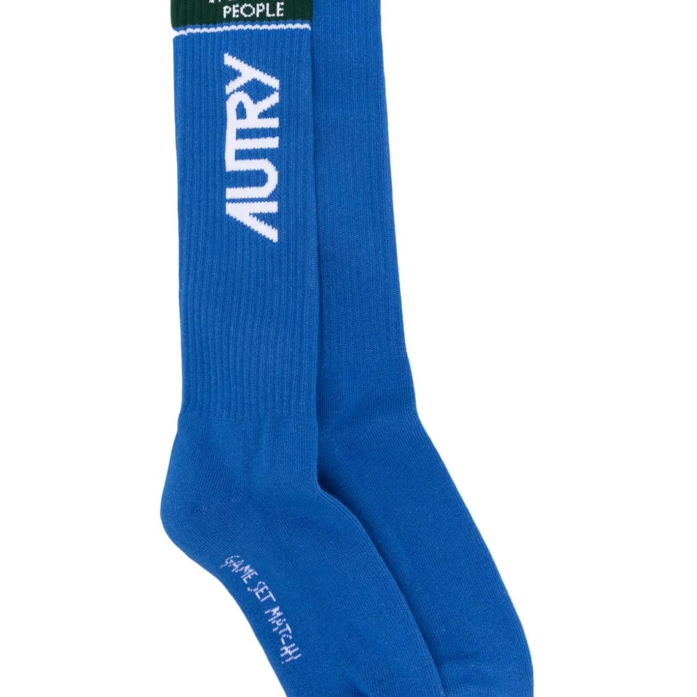 Носки в рубчик с логотипом