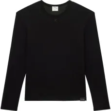 Сетчатая футболка с длинными рукавами