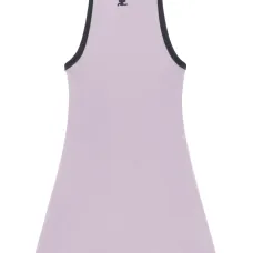 Платье мини с вышитым логотипом