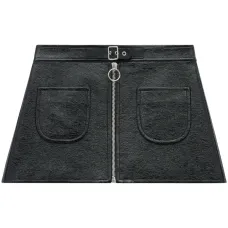 Мини-юбка с пряжкой