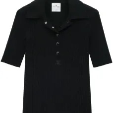 Рубашка поло AC в рубчик