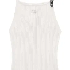 Топ в рубчик с пряжкой