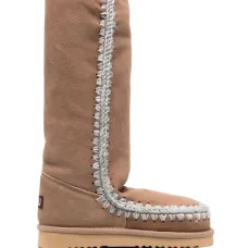 Клоги с отделкой в технике кроше