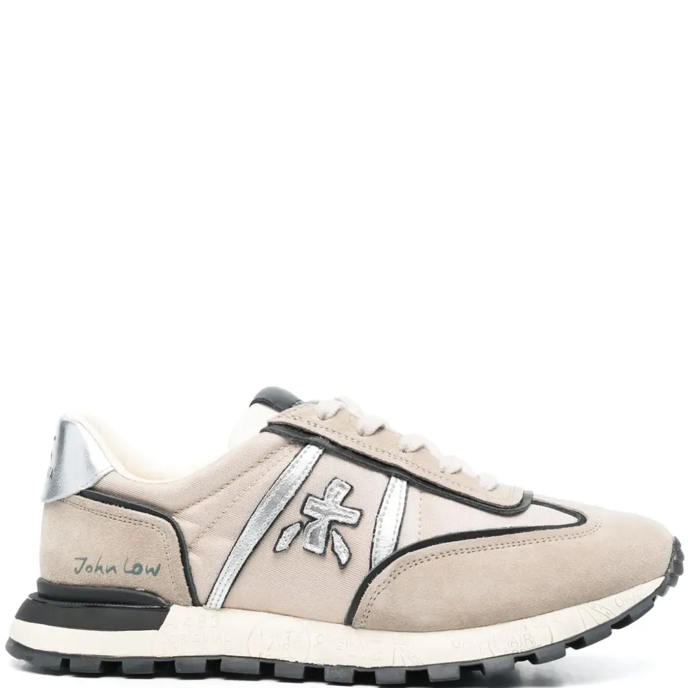 Кроссовки John Low с нашивкой-логотипом