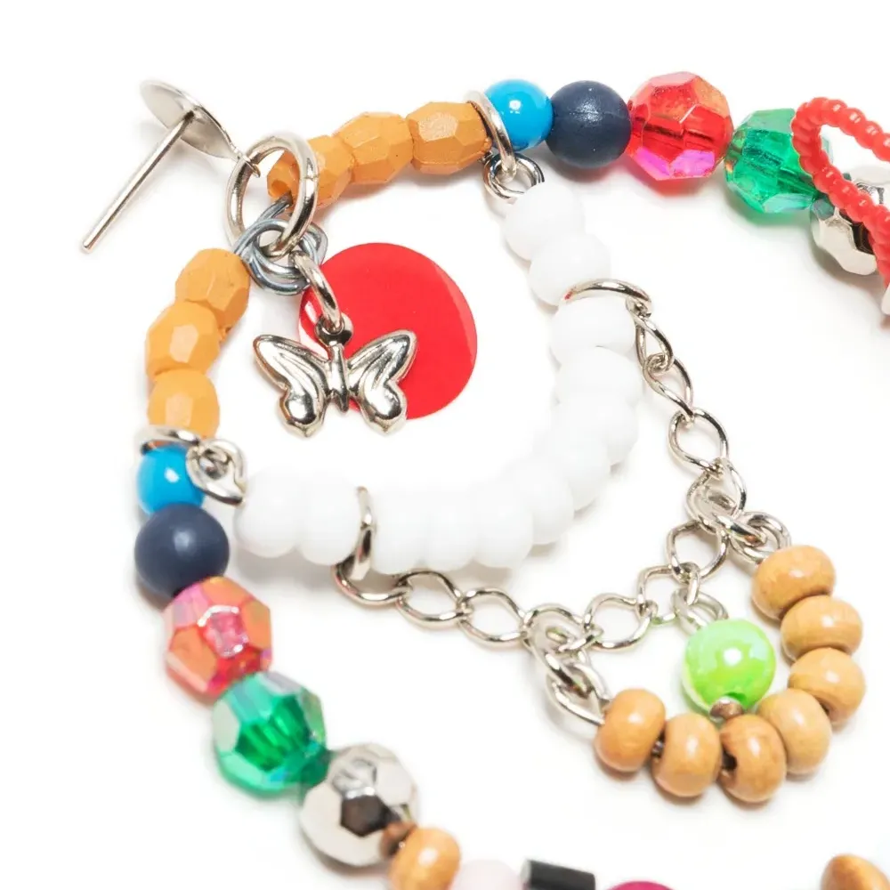 Серьги с бусинами